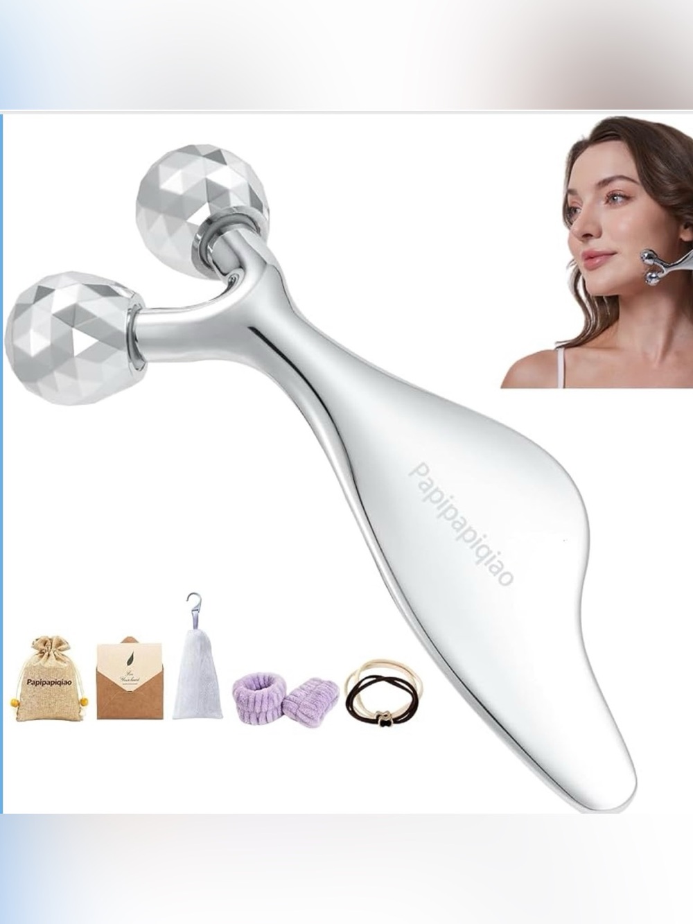 3D Metal Facial Roller